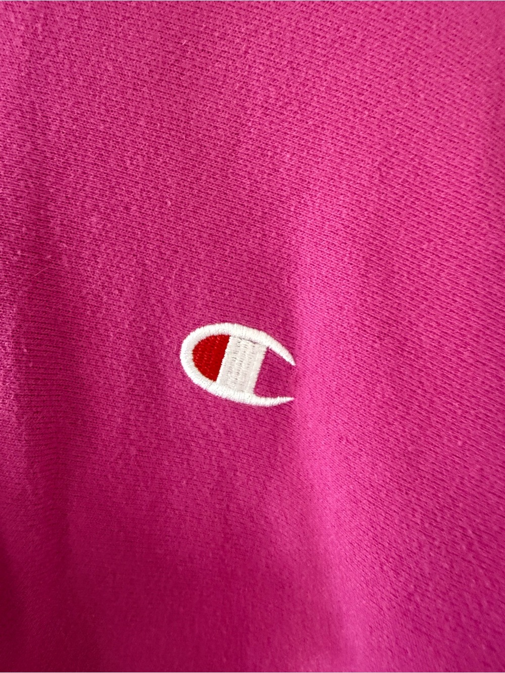 Champion Women's Bright Fuchsia Pullover Hoodie - Picture 3 of 5